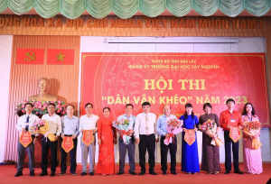 Hội thi “Dân vận khéo” Trường Đại học Tây Nguyên năm 2023